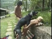 Animal DVD - Blondie wishes her dark dog to fuck her